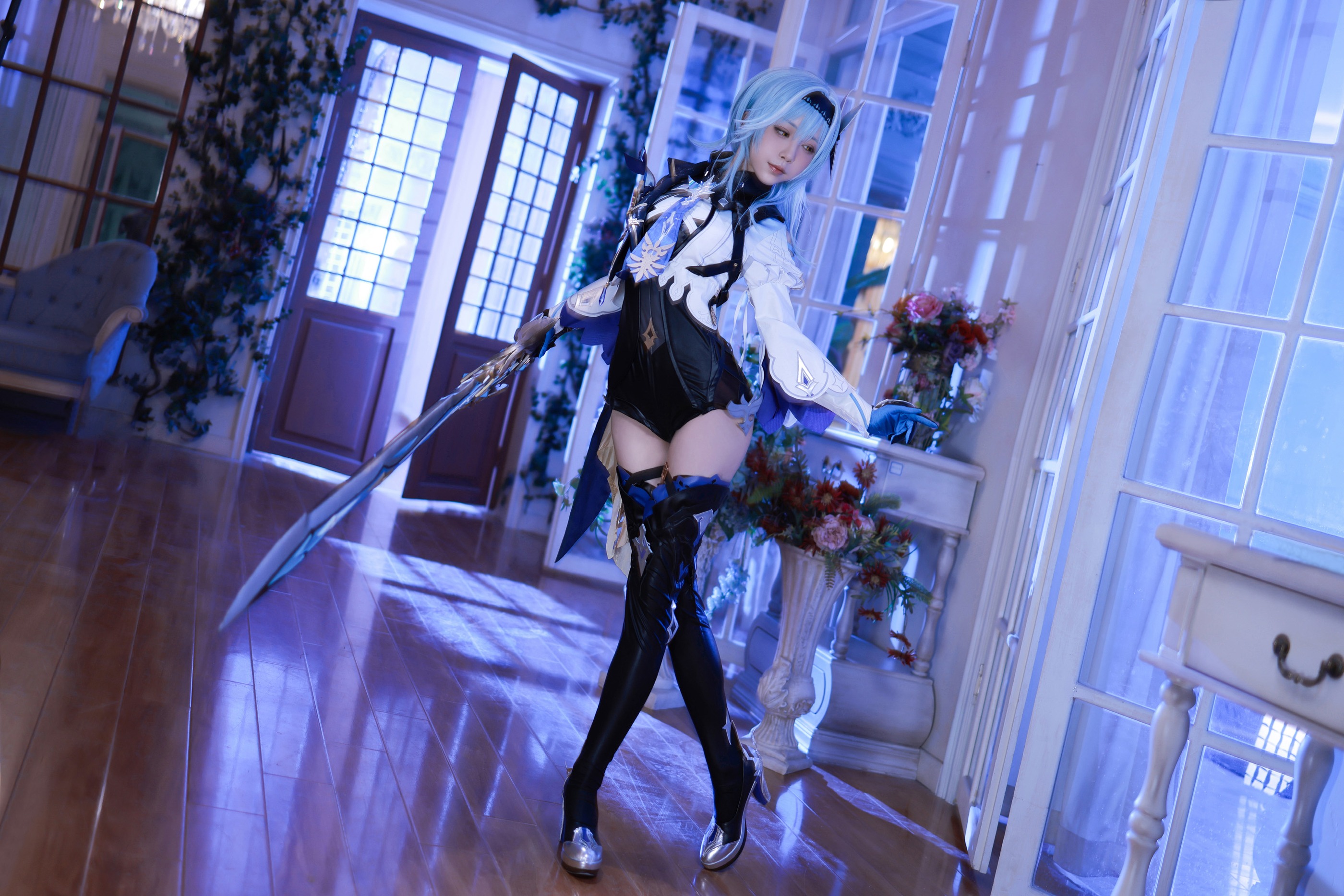 图片[1]-水淼Aqua – NO.088 原神 优菈 [120P]-XikXak